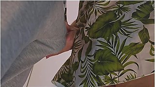 Almost Caught When I Touched A Strangers Boner In A Crowded Bus!! He Filled My Panties With His Cum
