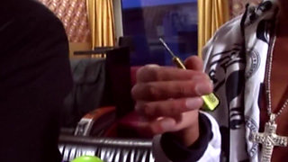 German Stripper Babes Suck Cock on Party