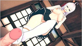 Car Toon In Alya-san Stocking Foot Job Hentai Roshidere Uncensored