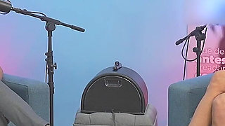 Cristinavegas, a Latina Webcam Model, Breaks Her Clitoris Riding the Fucking Machine on Juanbustospodcast.