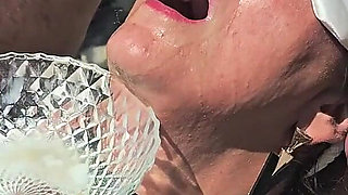 Stewardess Sneakers Bukkake POV Cuckold