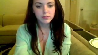 Cute Babe Flashes Her Tits on Webcam F: Big Tits, Amateur  Blonde Porn