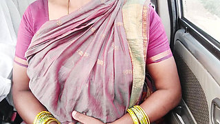 Indian Maid Car Sex with House Owner