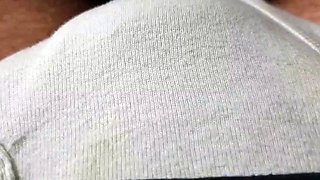 Uncut Daddy Plays with Foreskin Until Orgasm
