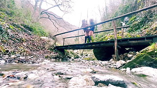 Hiking Outdoor Fuck on a River