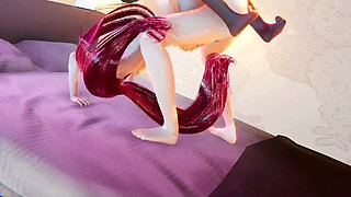 Hs Dxd Hentai - Rias Gremory Fucked Hard in His Beedroom - Japanese Asian Manga Anime Cartoon Game Porn Video Animation