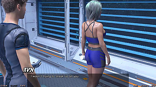 Stranded in Space - Hard Talk with Femdom Military Girl