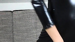 Cock Horny Latex Catsuit Bitch