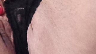 Watch My Clever Fingers with Red Nail Polish