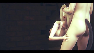 Naruto Hentai - Ino Gets Fucked in Mouth and Ass Through a Wall - Japanese Asian Manga Anime Film Game Porn