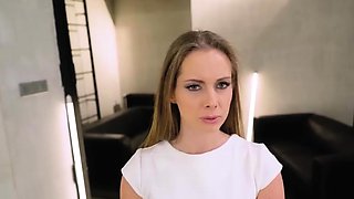 Babe gets super-fucking-hot after yoga turns into a solo