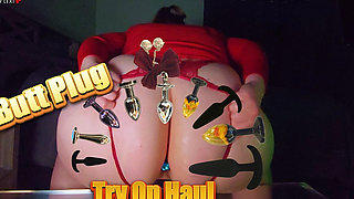 Butt Plug Try-on Haul: Including My Largest Ever Striptease Cum Show