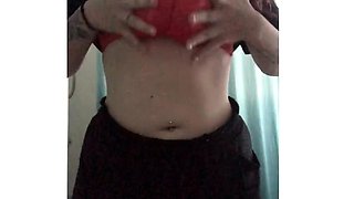 Big boobs milf masturbates with her dildo