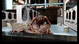 3D BBW Mature MILF Teasing the Old Big Dick to Fuck Her Wet Pussy