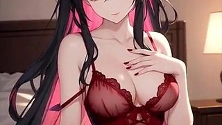 AI Waifus Trendy & Sensuous Taut Dresses Shining Flesh SFW Blend