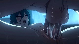 Wet Pussy Licking and Loud Shaking Orgasms in Classroom (Anime Hentai)