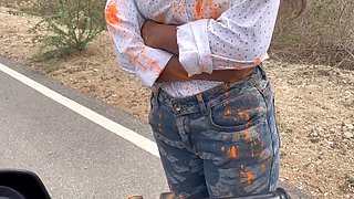 Corporate Lady Worker Fucked By Collegue , When She Asked For Lift