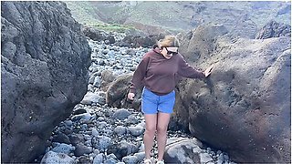 Shameless Girl Pissing On Public Beach Compilation