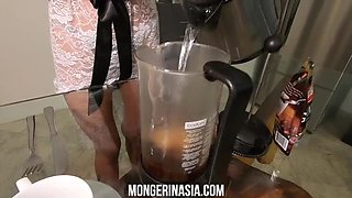 Petite Filipina Maid's First Pregnancy from a Massive Cock