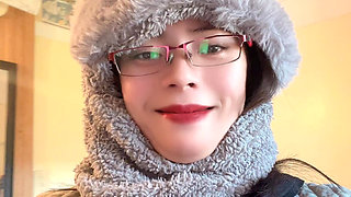 Hana Wear Clothes Then Go to Toilet Piss Water Her Pussy so Dirty