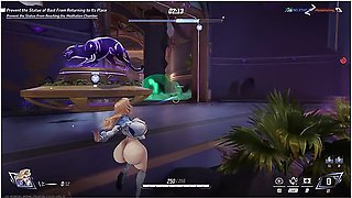 Marvel Rivals - Clock And Dagger Basic Costume Huge Ass And Boobs Thicc Nude Mod