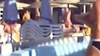 Daddies' Big Cocks Bulging in the Pool