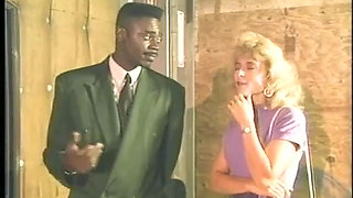 Hot interracial orgy takes place in someone's home