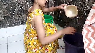 Sexy Indian girl with big nipples and her aunty get into some hot action