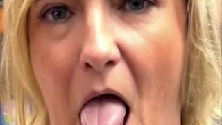 Mrs. Joanne Tanner a Real Public Schoolteacher Giving Blowjobs to Staff Members