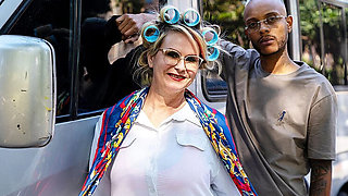 Tattooed Busty Mature Gets Rough BBC Anal Destroyed on Bus - Tiffany Montavani