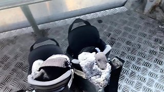 Blonde emo amateur solo masturbation