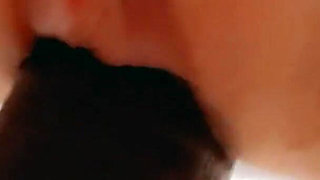 I Stretch My Tight Pussy with a Black Cock