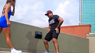 PT Punishes Pervert ball busting