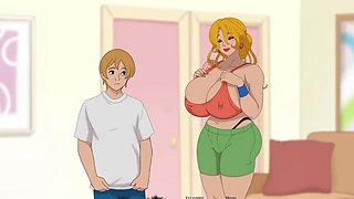 Anime porn, redhead big tits, hotwife
