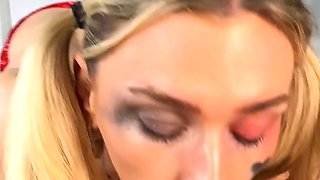 Homemade amateur blonde blowjob