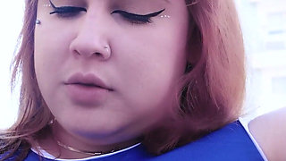 Smoking Fetish - Chubby Smokes on Your Face and Shows Her