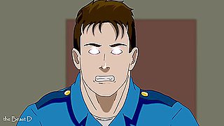 Muscle Daddy And Car Toon In [full] Alien Slime 3 - Muscle Growth Animation