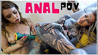 Lily Lu And Eden Ivy In 2 Tattooed Girls Pov Threesome Anal And Atm
