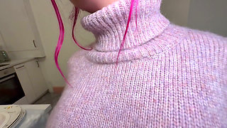 Fuck Me in My Turtle Neck Sweater! I Want to Please You
