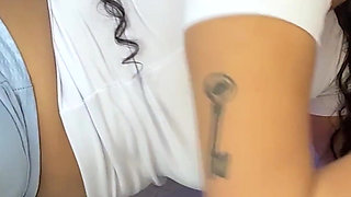 Gym Ass Took in Her Mouth