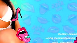 Sexy big bootie latina attempting on haul yoga taut
