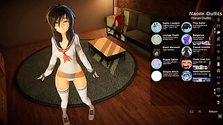 Our appartment Hentai SFM game Ep.2 Cute babysitter roomate