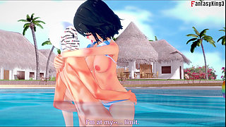 Ryuko Matoi Sex on the Pool
