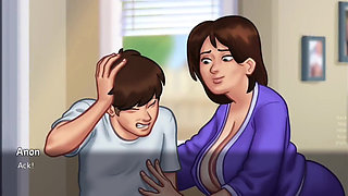 Debbie Exposes Her Big Boobs - Summer Time Saga