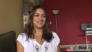 Busty teen hot erotic solo