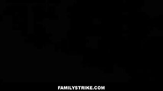 Petite Blonde Teen Kirsten Lee Fucks Stepbrother on 4th of July Family Party