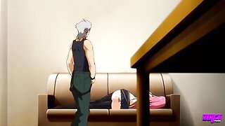 Big tits sex with bewitching Mysterious from Hentai Pros