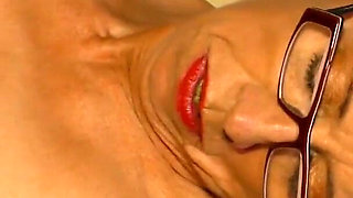 German redhead mature sucks his cock like a young woman