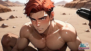 Unleash the Gay Muscle Cumshot Storm in the Desert - the Greatest and Hottest XXX!