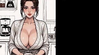 Hentai StepmomArts Big-Titted Big-Ass Form Discarded in Solo JOI - Dripping P